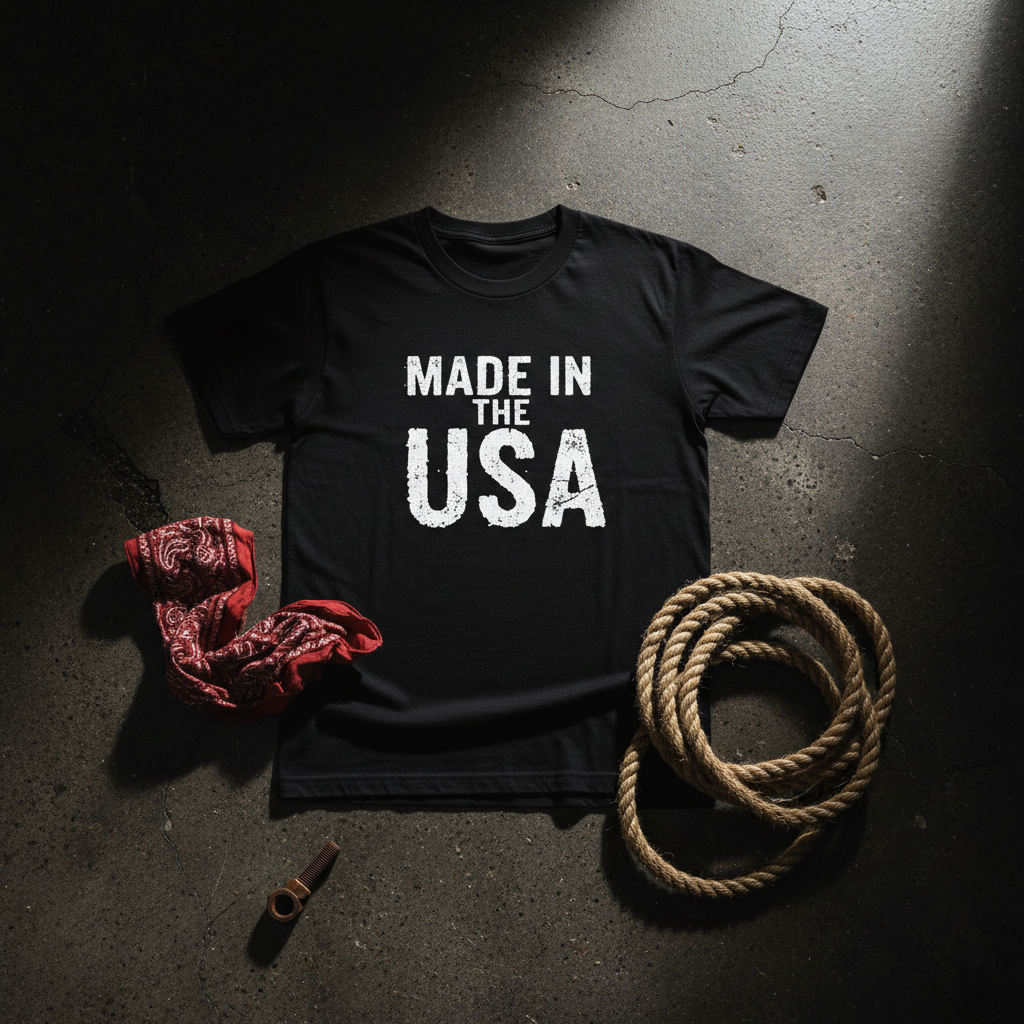 MADE IN THE USA — Distressed Vintage Tee